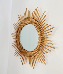Rattan Mirror