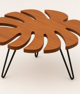 Leaf Wood Coffee Table
